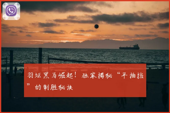 羽坛黑马崛起!独家揭秘“平抽挡”的制胜秘诀